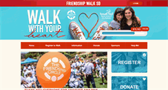 Desktop Screenshot of friendshipwalksd.com